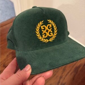 G/FORE Green Hat with Yellow Logo